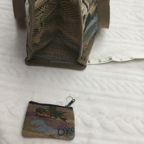 JADE ROUTE 66 Tapestry tote bag - zip compartments - Picture 2 of 8